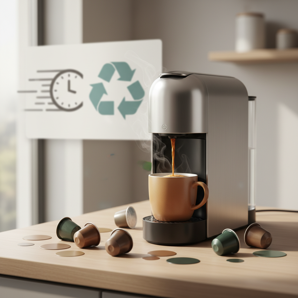 Kaip kapsuliniai kavos aparatai keičia mūsų rytinę rutiną