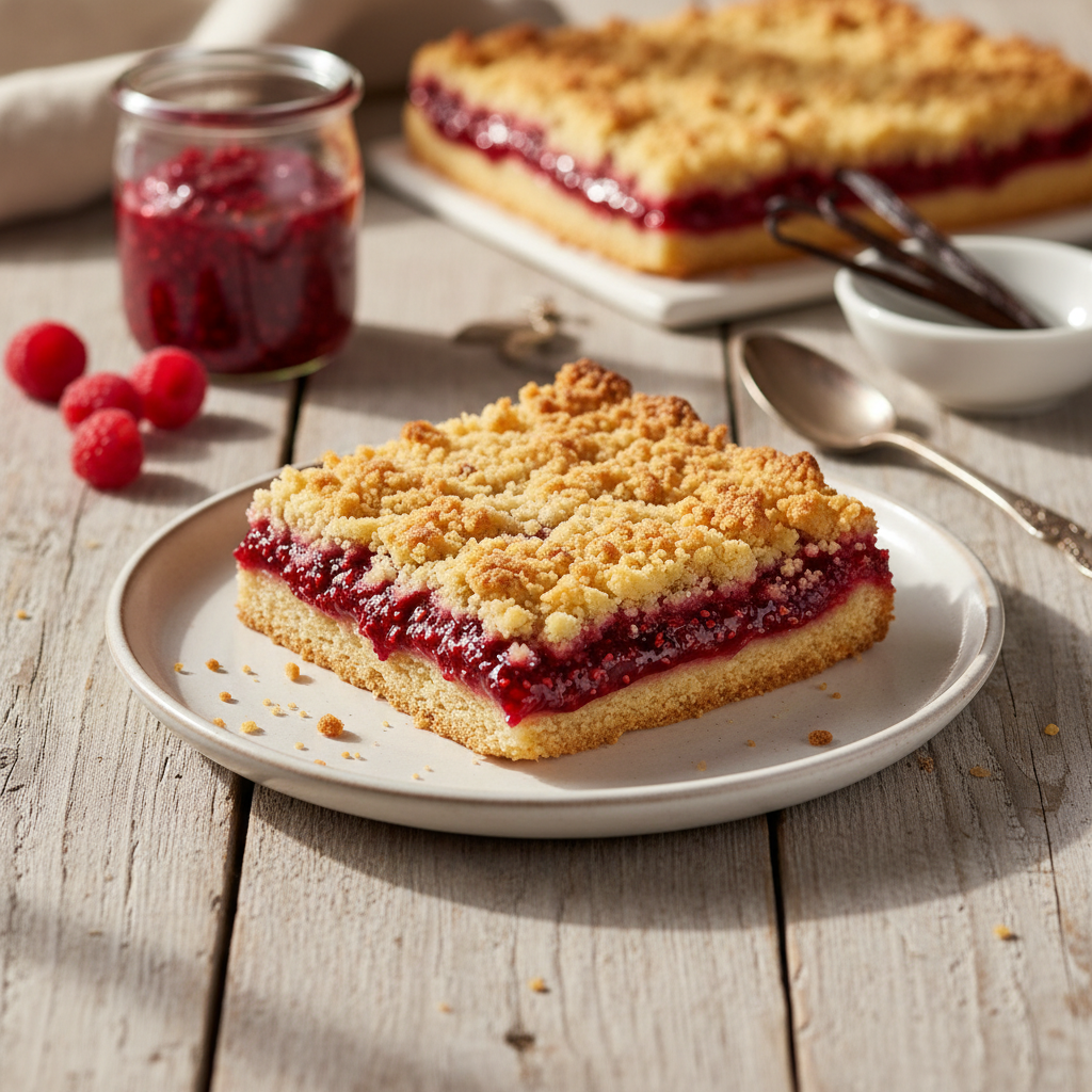 Paprastas trupininis pyragas su uogiene: kaip iškepti gardų desertą be vargo