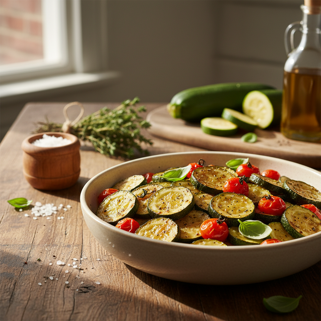 Trys paprasti keptų cukinijų receptai vasaros vakarienei