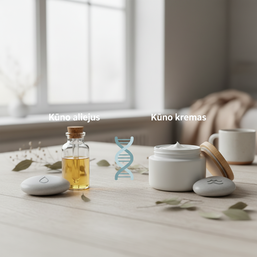 Kūno aliejus ar kremas: ką rinktis šaltuoju sezonu?