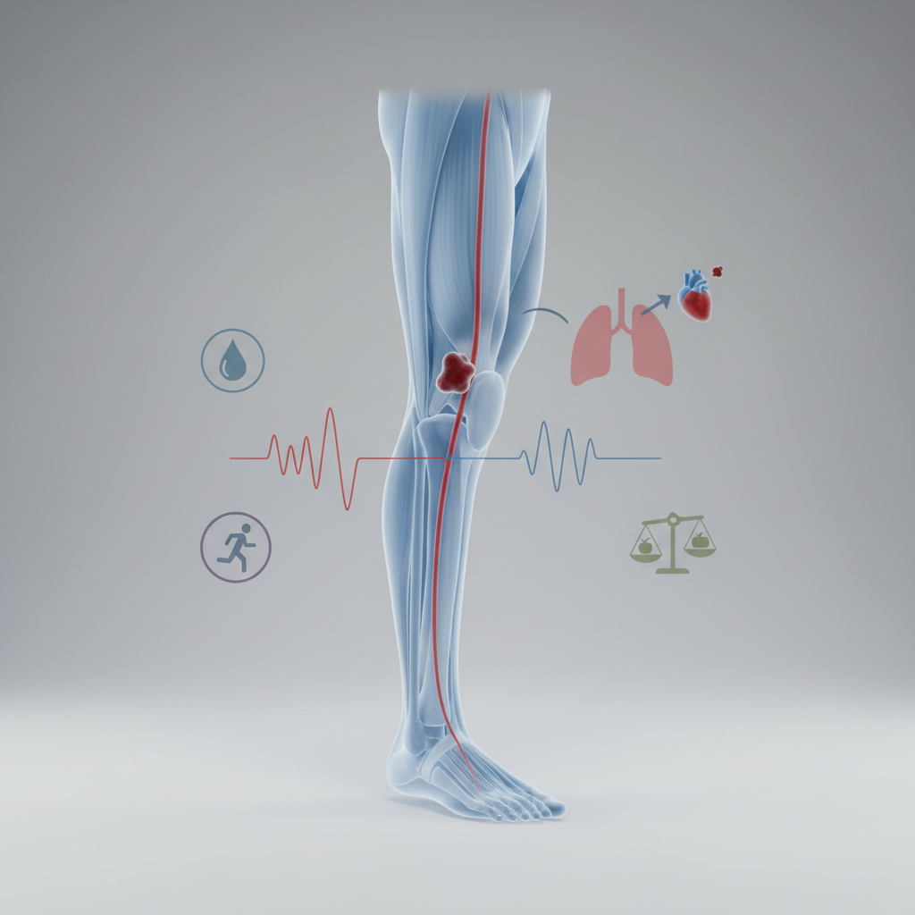 Skausmas blauzdoje: kada tai mirtino pavojaus ženklas?