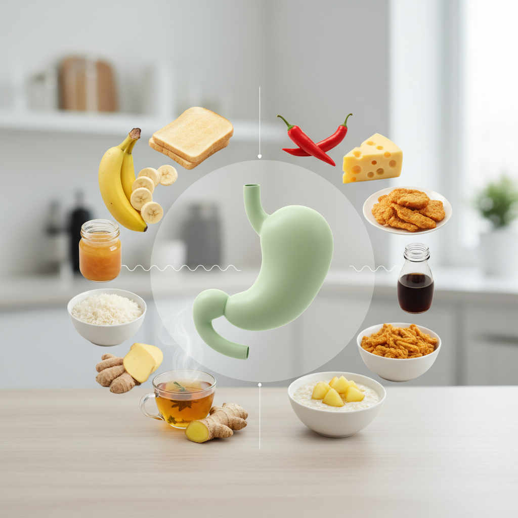 Skrandžio skausmai: ką valgyti, kad pasijustumėte geriau?