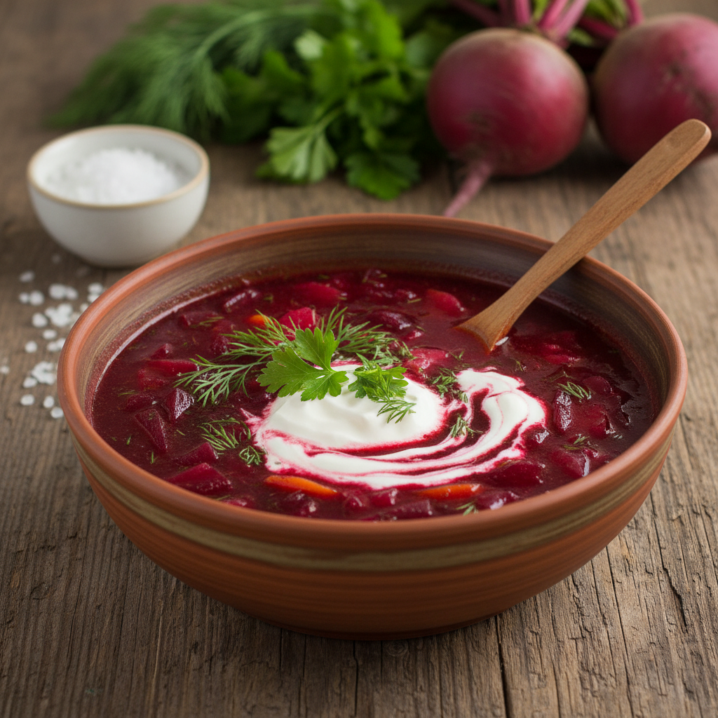 Šviežių burokėlių sriuba: receptas, kurį norėsis kartoti