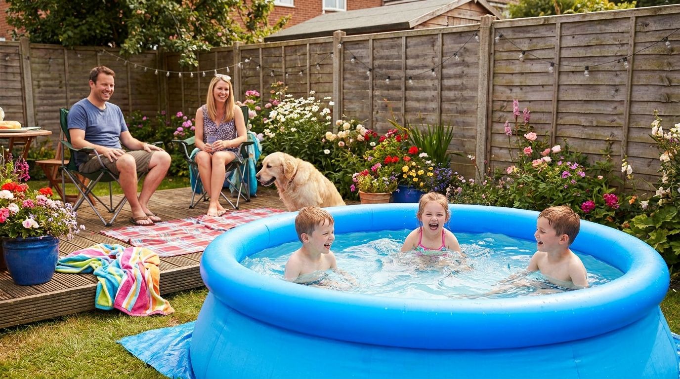 Vasaros pramogos kieme – ar verta rinktis pripučiamą baseiną?